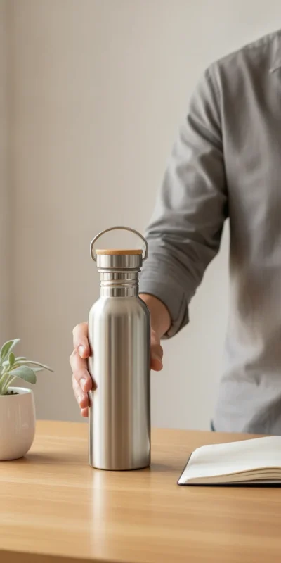 CILINDRO ACERO 750ML INOXIDABLE MACTOGO